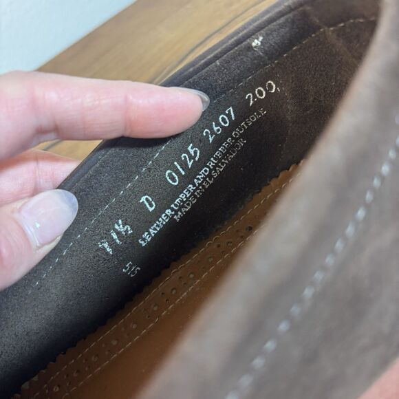 G.H. Bass Weejuns Waldo Penny Loafers Brown Suede Leather Men\'s Shoes Size 11.5D main image 6